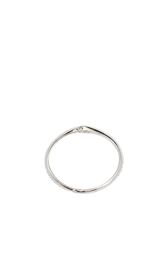 Silver Taşlı Kadın Metal Bilezik