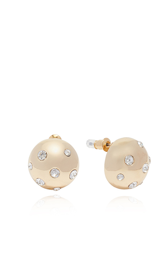 Gold Taşlı Kadın Mix Küpe