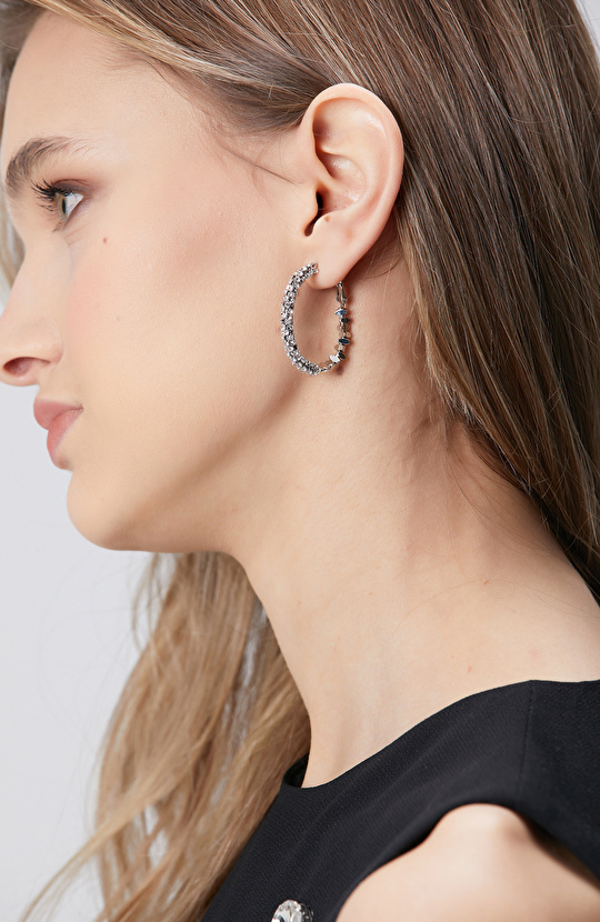 Silver Women's Hoop Earrings
