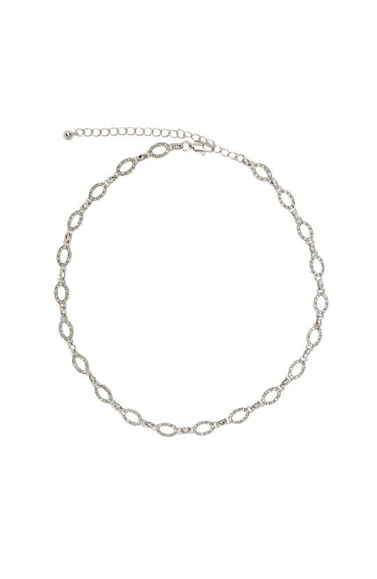 Silver Taşlı Kadın Kolye