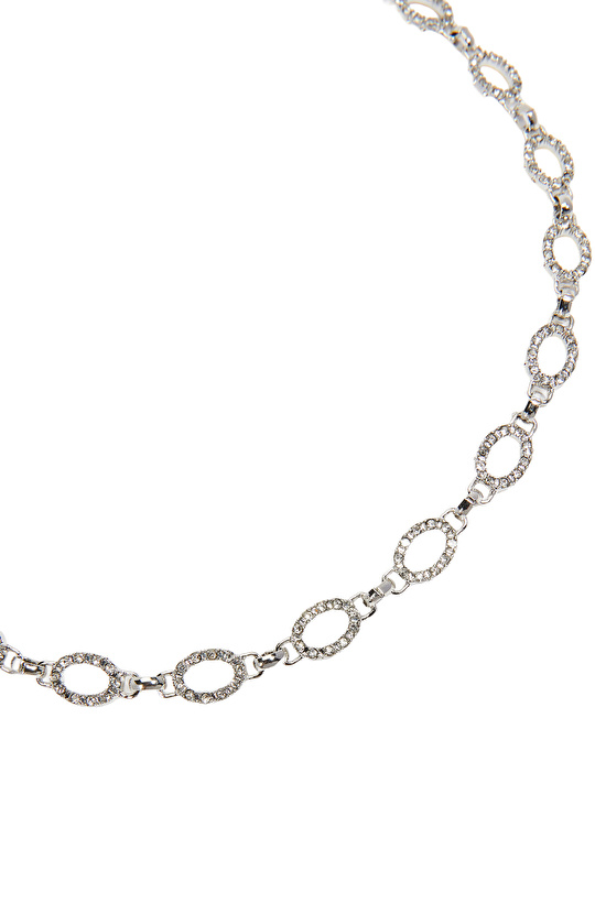 Silver Taşlı Kadın Kolye