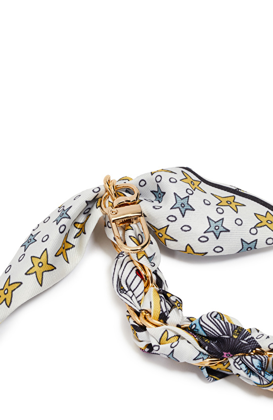 Çiçek Desenli Anahtarlık