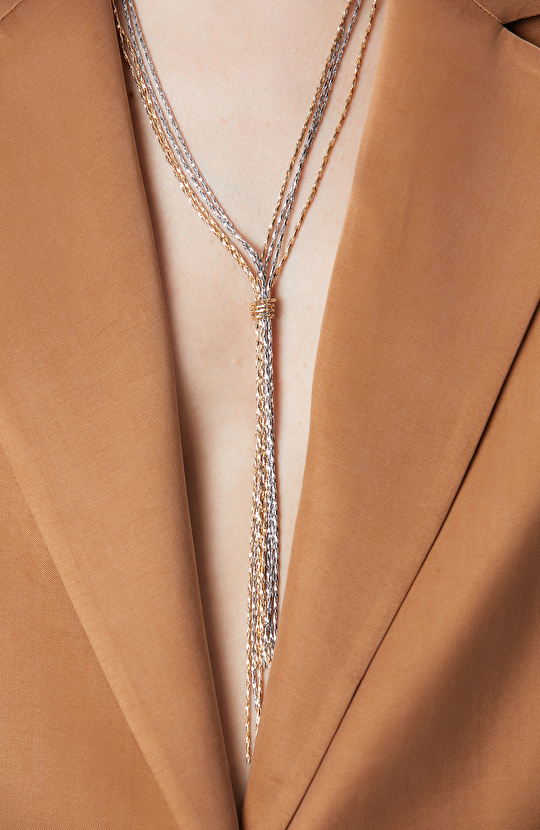 Gold Silver Women's Necklace