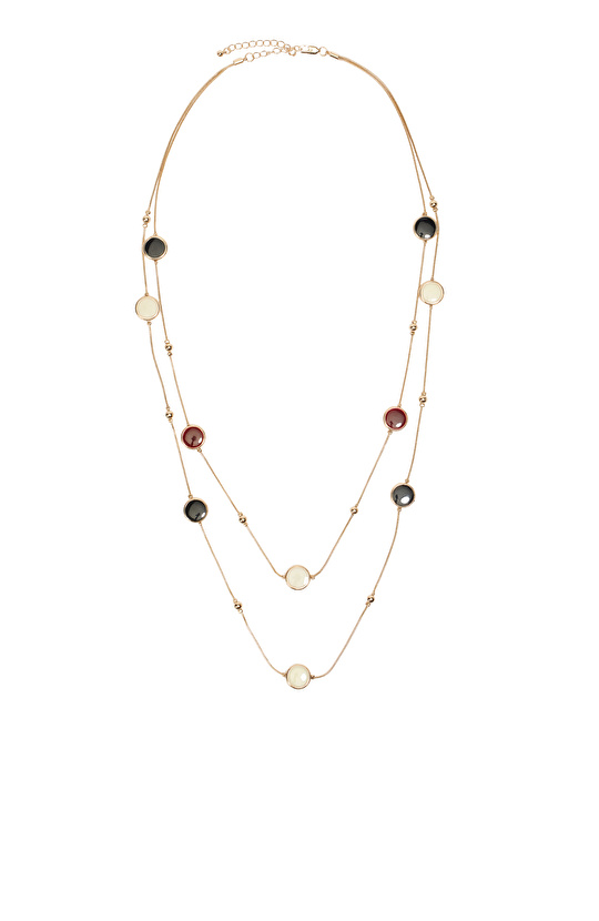 Gold Uzun Kadın Kolye