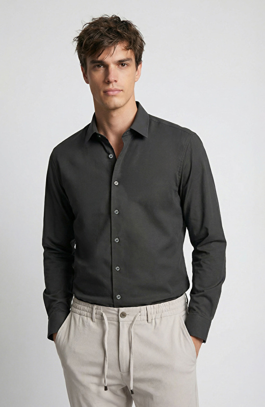 N-Tech Khaki Knitted Shirt