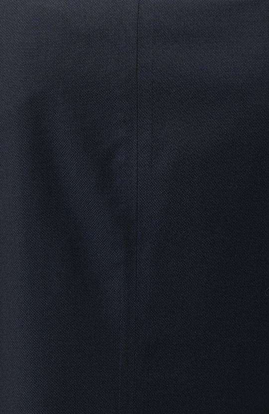 Lacivert Çift Pileli Yün Takım Elbise