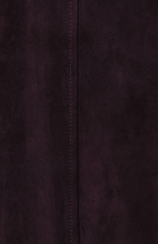 Burgundy Leather Coat