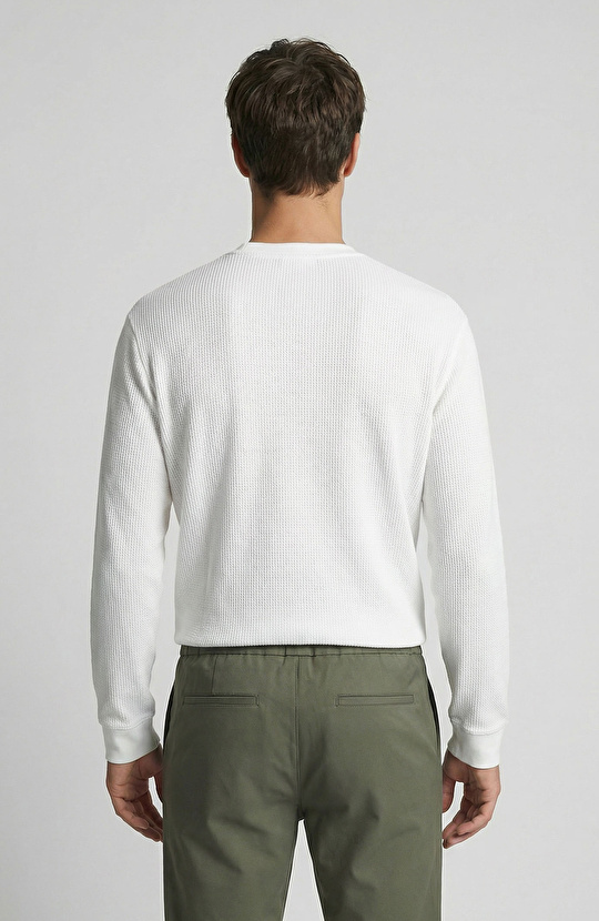 Beyaz N-Tech Merserize Sweatshirt