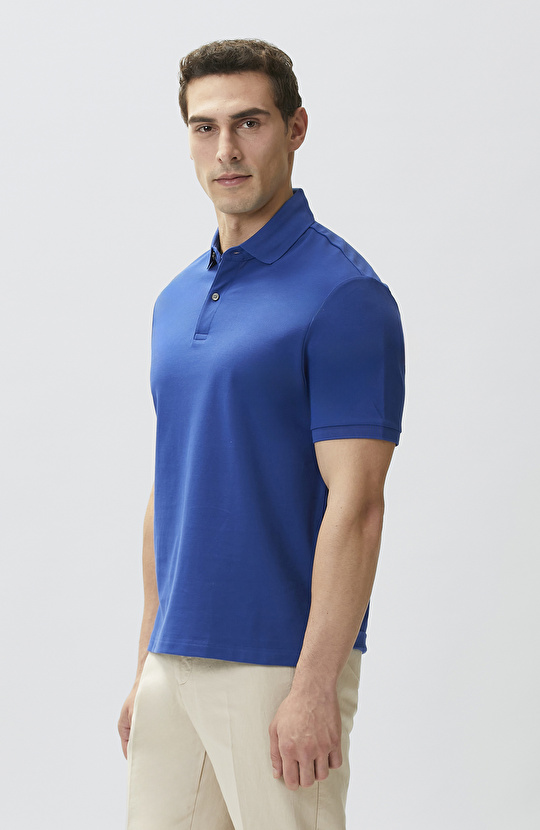 Saks Polo Yaka Pike T-shirt
