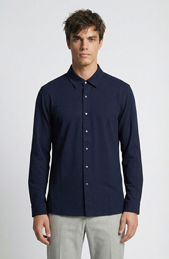 Lacivert Gömlek