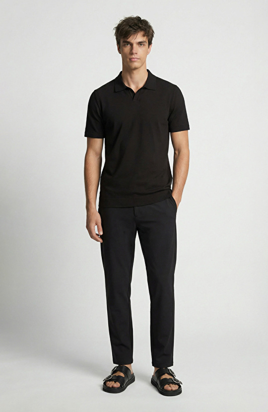 Siyah Teknik Pantolon