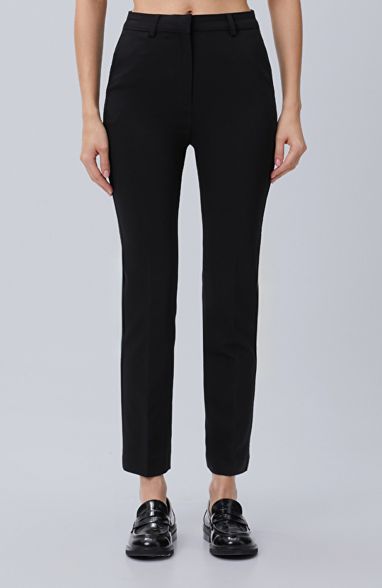 Siyah Smart Casual Pantolon