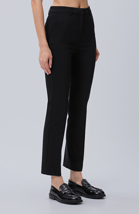 Siyah Smart Casual Pantolon