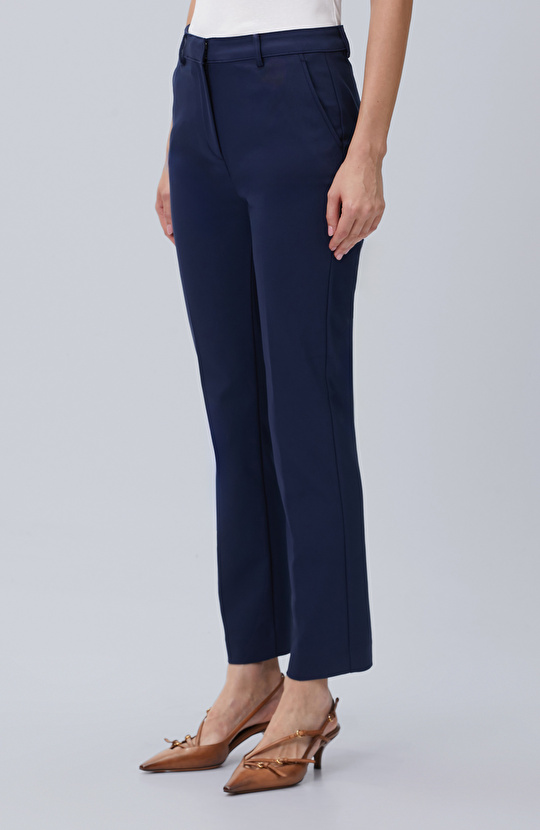 Lacivert Smart Casual Pantolon