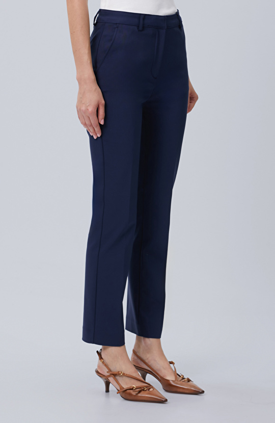 Lacivert Smart Casual Pantolon