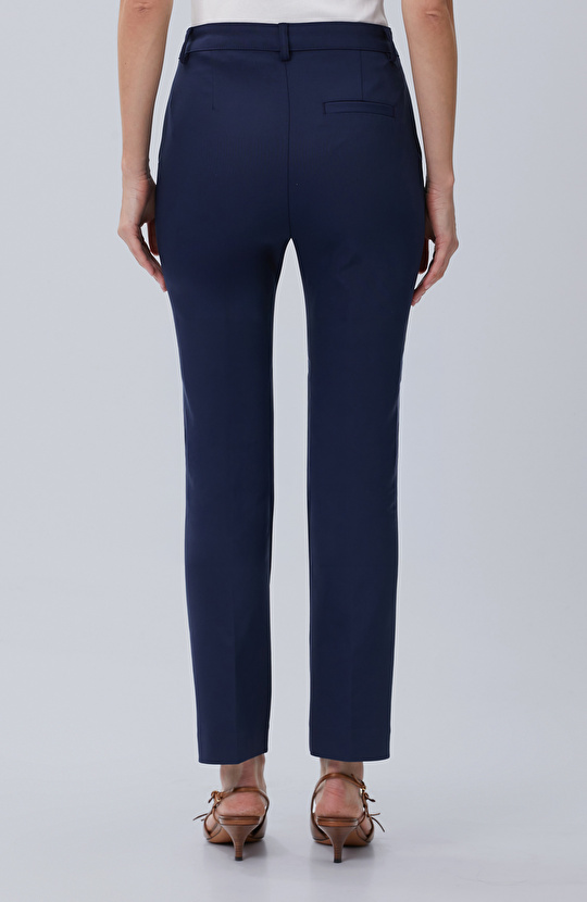 Lacivert Smart Casual Pantolon