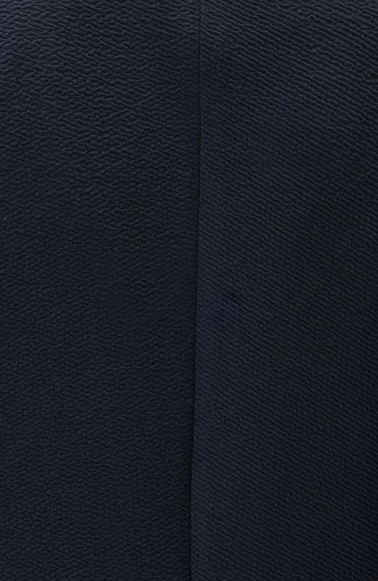 Lacivert Slim Fit Gofre Desen Örme Ceket