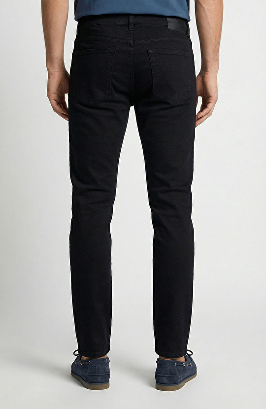 Siyah 5 Cep Denim Pantolon