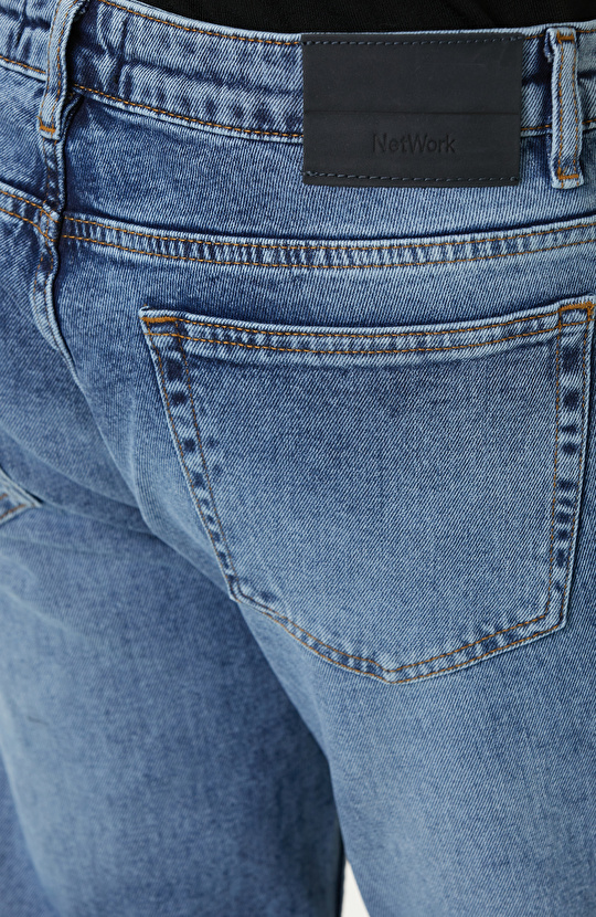 Açık  Mavi Denim Pantolon