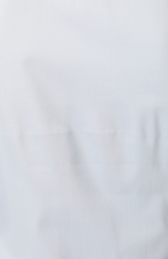 Light Blue Plain Cotton Satin Shirt