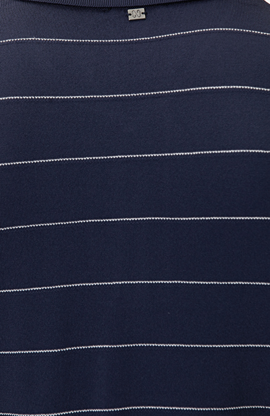 Lacivert Marin Desen Kazak