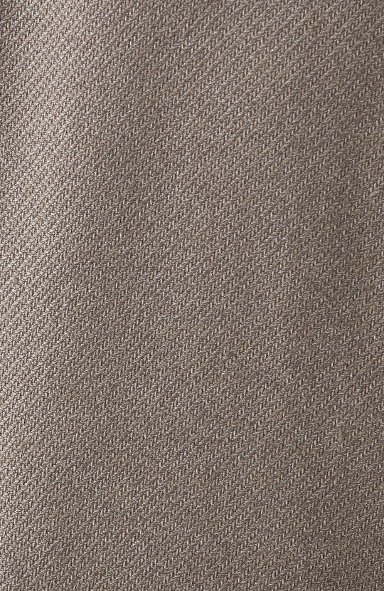 Kahverengi Slim Fit Jakarlı Dokuma Ceket