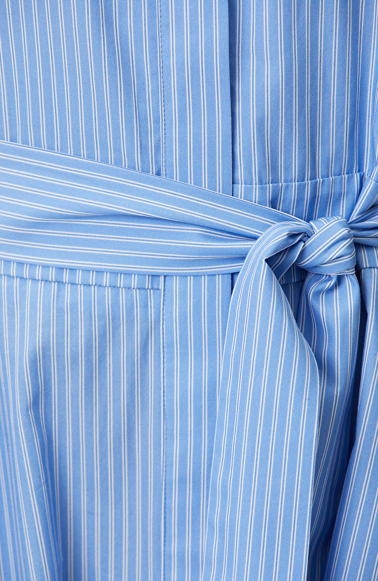 Blue and White Dress