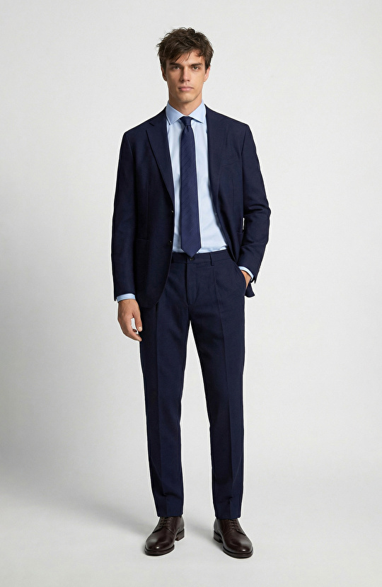 Lacivert Limited Loro Piana Yün Takım Elbise