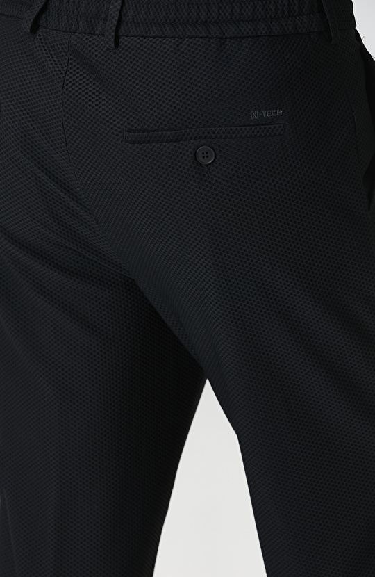 Siyah N-Tech Örme Pantolon
