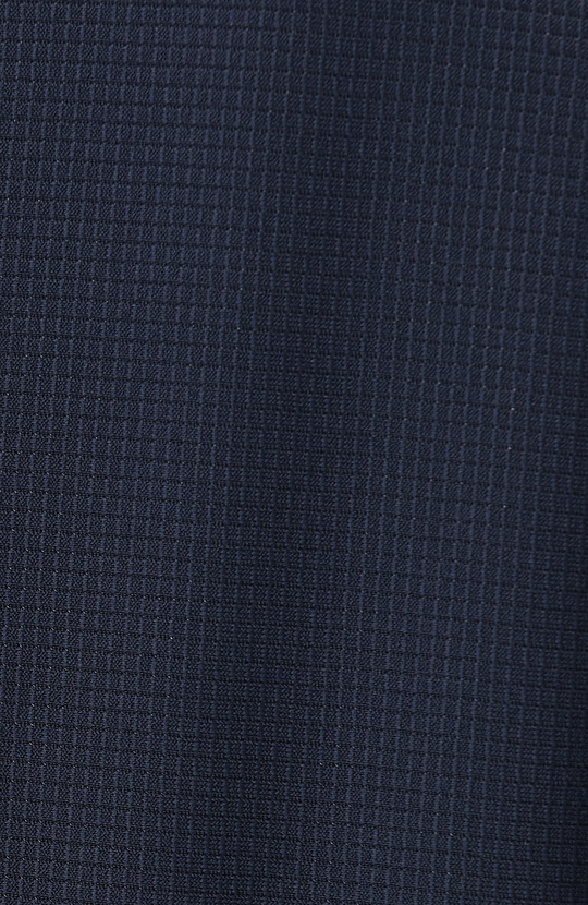 Lacivert Jakarlı Örme Ceket