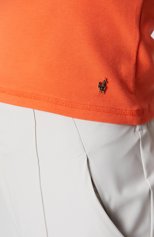 N-Tech Turuncu Çift Renk Detaylı Atlet