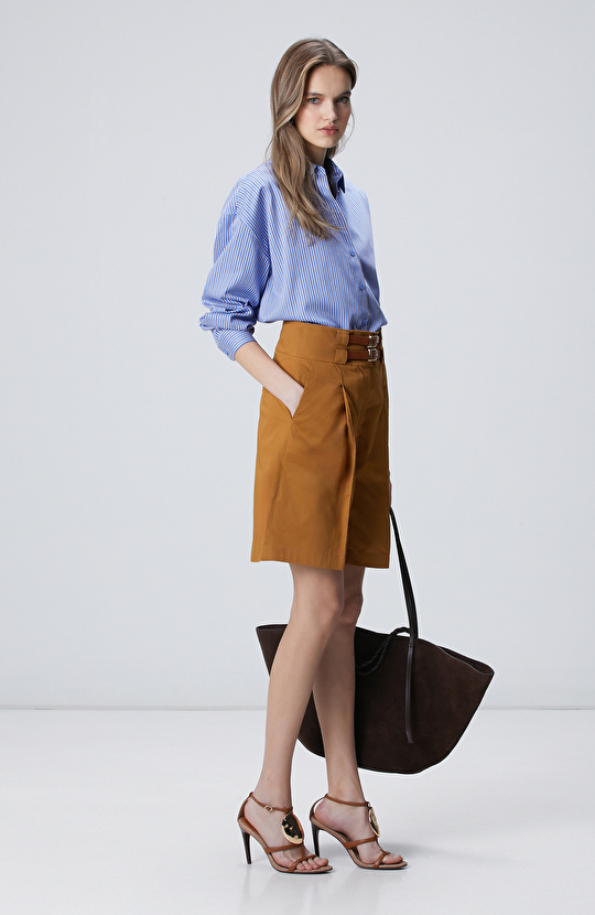 Mavi Non-Iron Gömlek