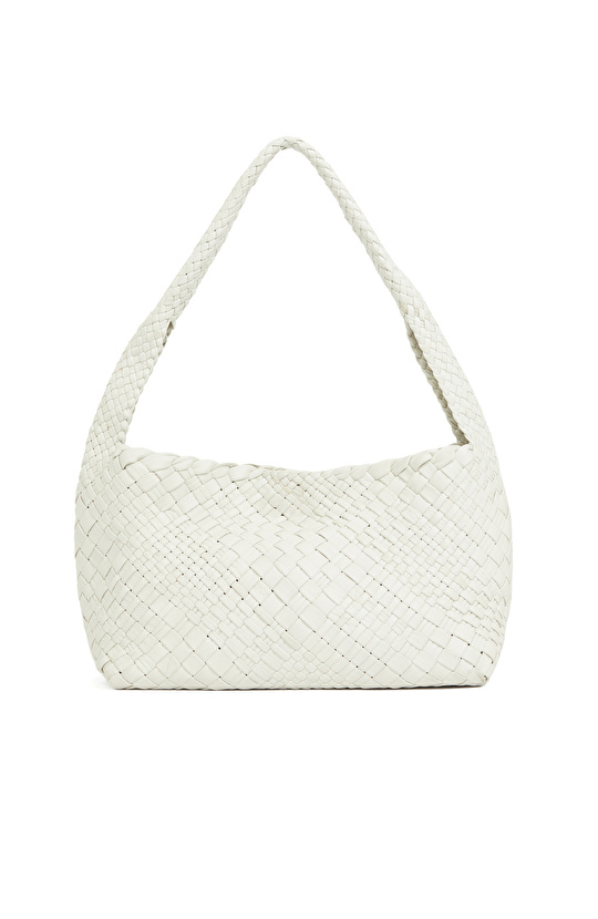 Cream Women's Leather Bag
