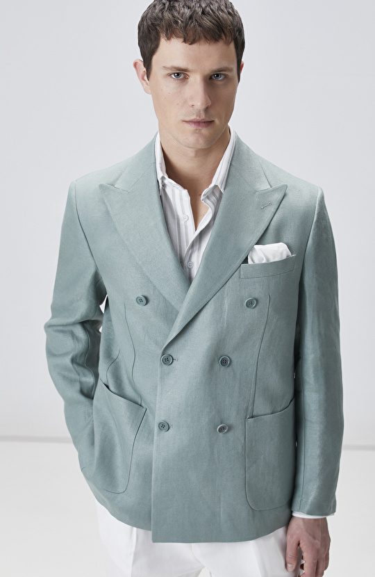 Limited Mint Keten Ceket