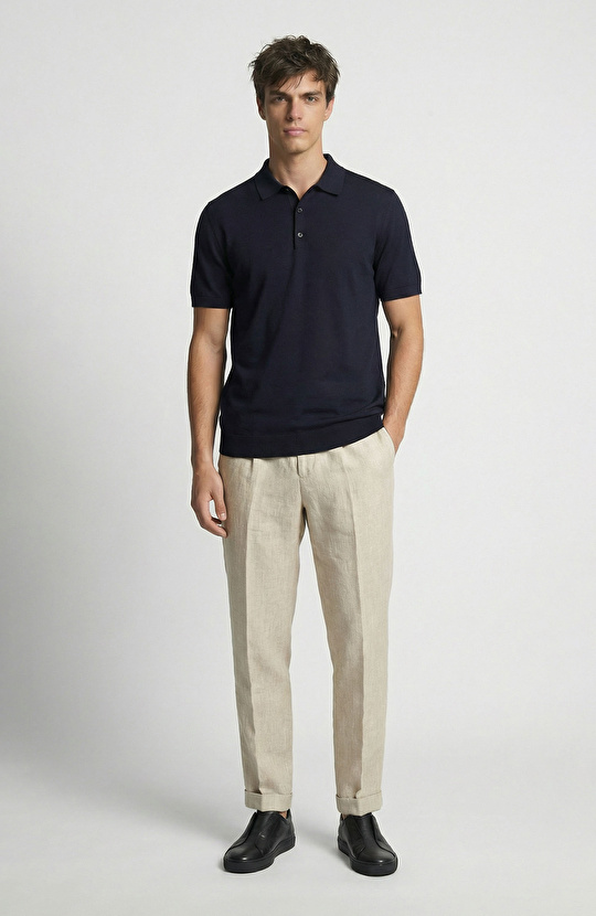 Naturel Keten Jogger Pantolon