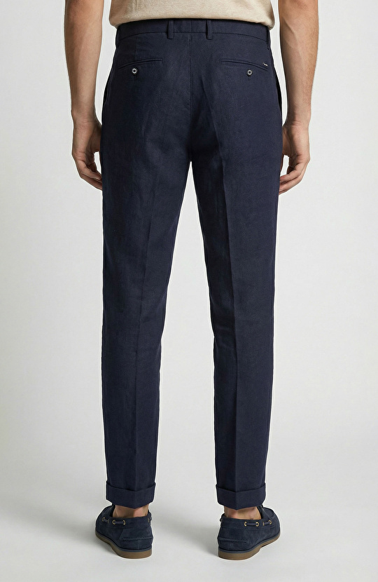 Lacivert Keten Jogger Pantolon