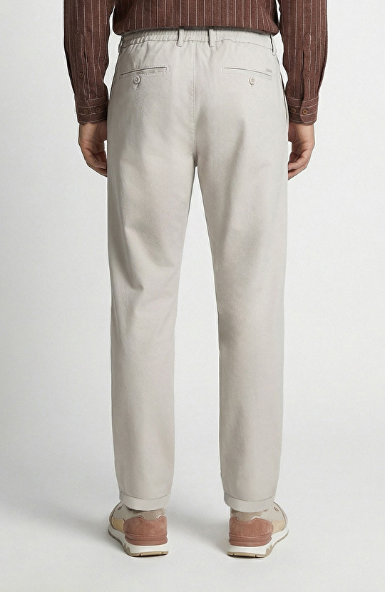 Taş Diyagonal Desenli Jogger Pantolon