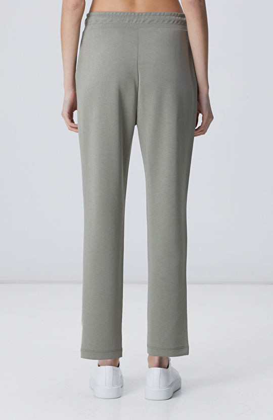 Açık Haki Modal Karışım Straight Fit Eşofman Altı