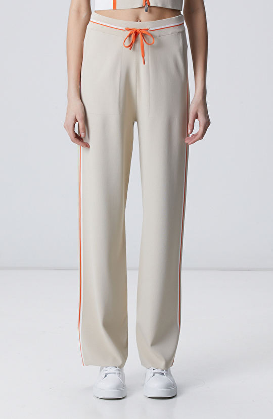 N-Tech Bej Triko Eşofman Altı