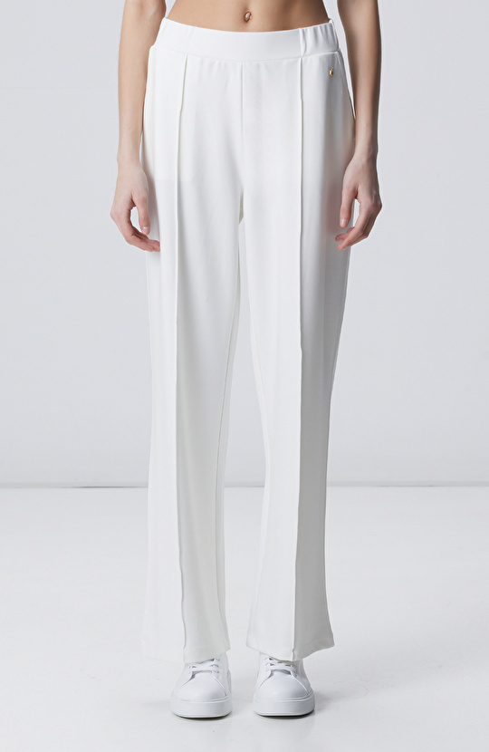 Kırık Beyaz Modal Karışımlı Eşofman