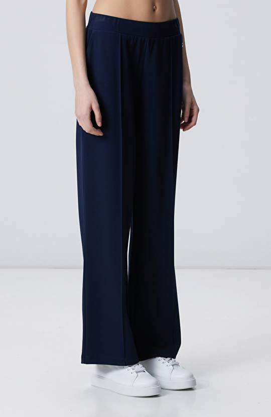 Lacivert Modal Karışımlı Eşofman Altı