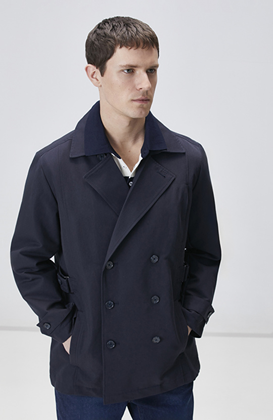 Navy Blue Topcoat
