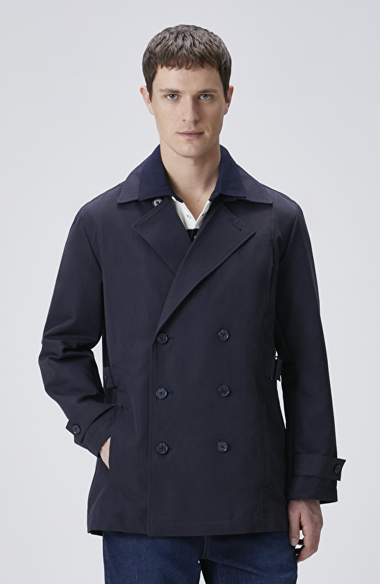 Navy Blue Topcoat