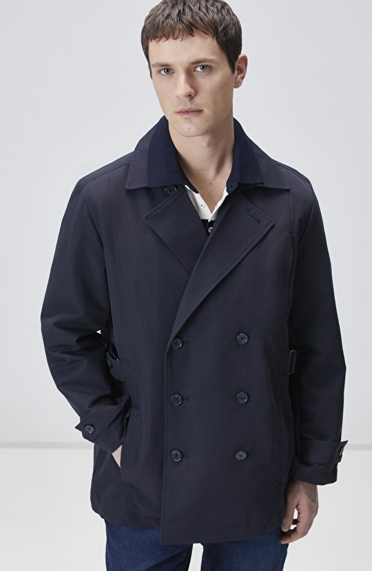 Navy Blue Topcoat