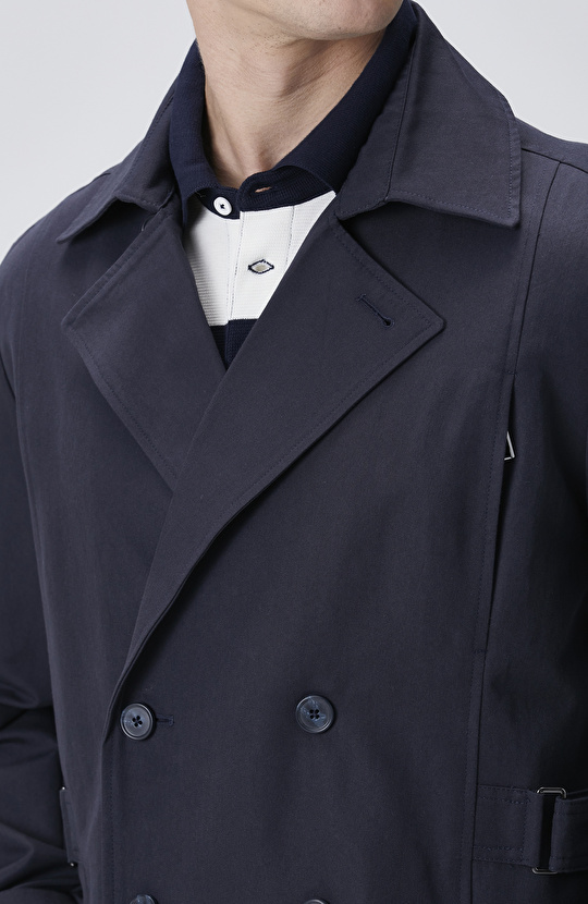 Navy Blue Topcoat
