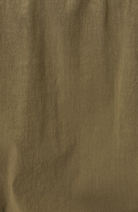 Khaki Linen Blend Outer Shirt