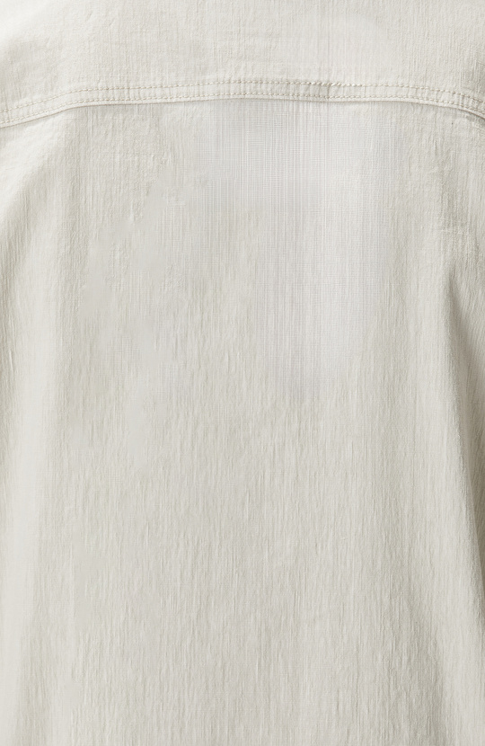 Taş Keten Karışımlı Dış Gömlek