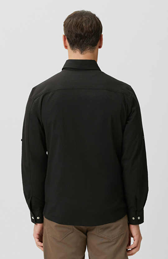 Siyah Dış Gömlek