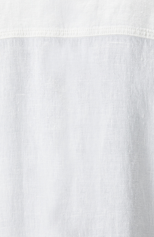 Ekru Keten Dış Gömlek