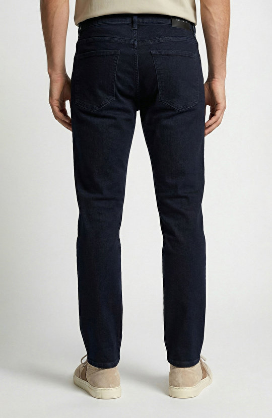 Koyu Lacivert Denim Pantolon